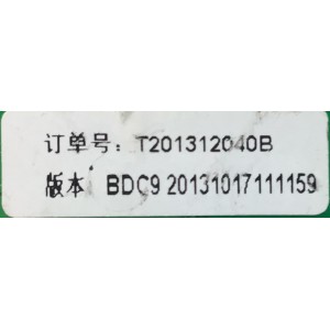 MAIN PARA TV PROSCAN / NUMERO DE PARTE AY1401A / M3393L04.S02 / 3BD0006818 / M3393L04 / T201212040B / 20131017111159 / PANEL HV320WX2-206 / PLDV321300